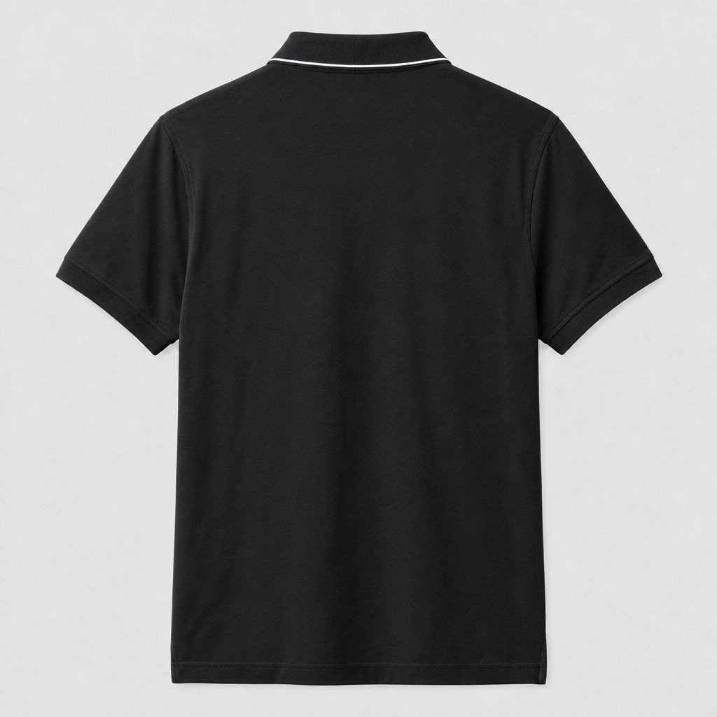 Camiseta 185043 Tipo Polo Negro para hombre