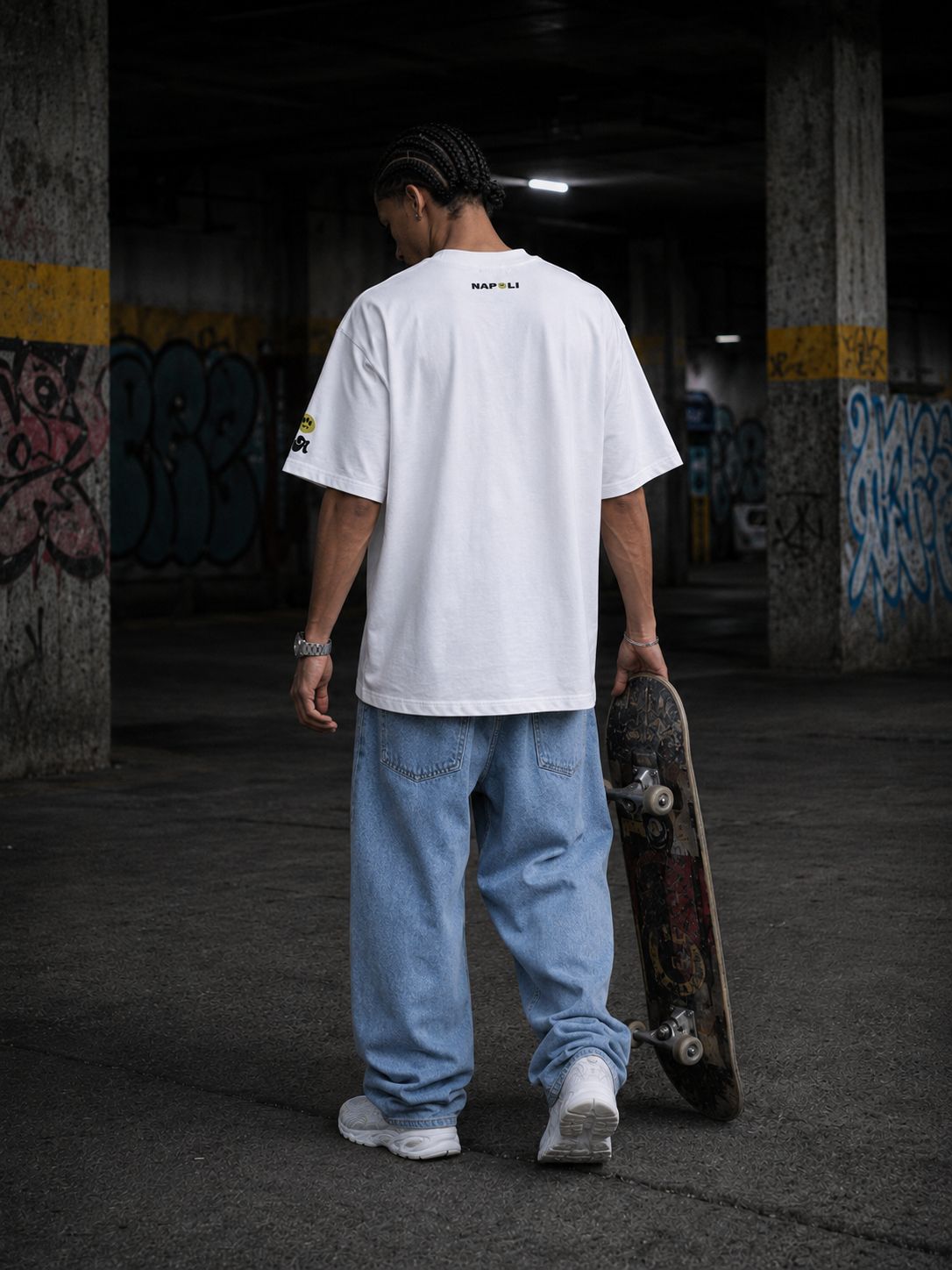 Camiseta 881199 Oversize Blanco para hombre