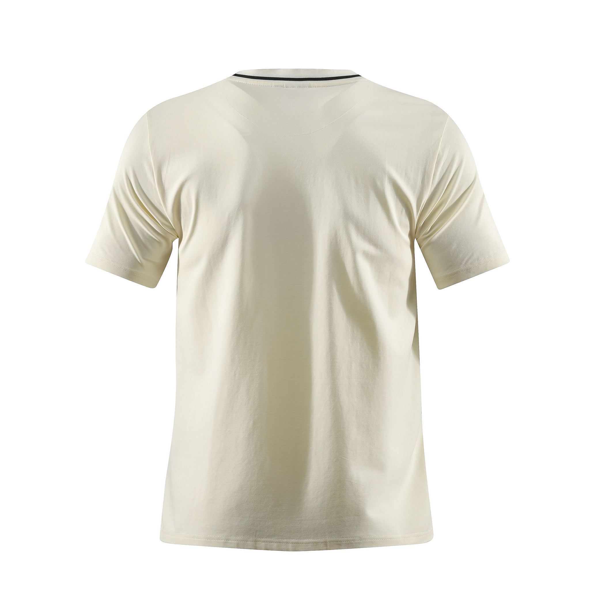 Camiseta 66044 Básica Crema para hombre
