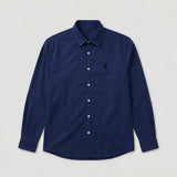 Camisa 50021 Manga larga  Azul Oscuro para hombre