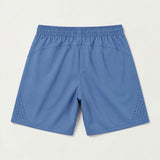 Pantaloneta Deportiva PAN07 Gris/Azul para hombre