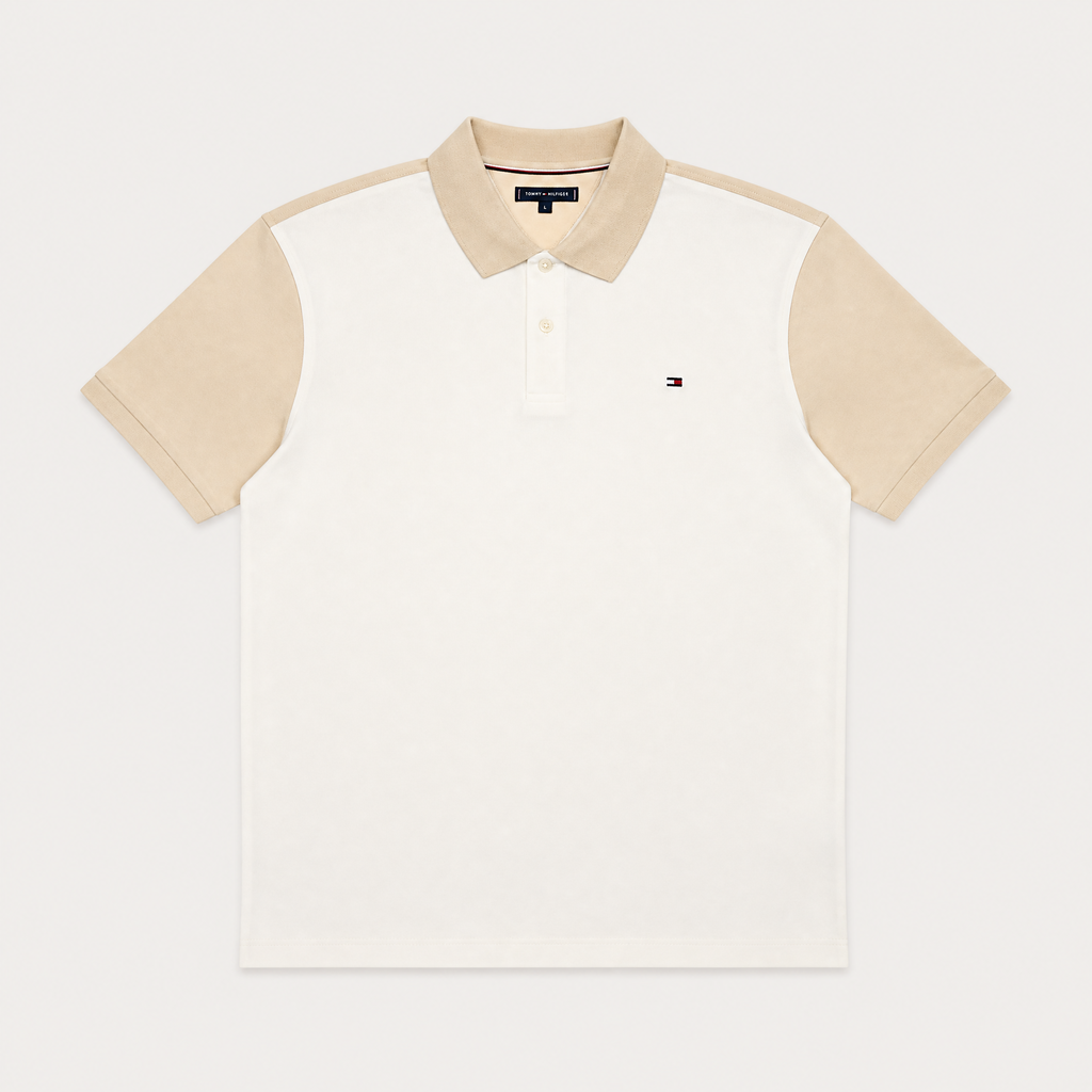 Camiseta 778132 Tipo Polo Crema/Khaki para hombre