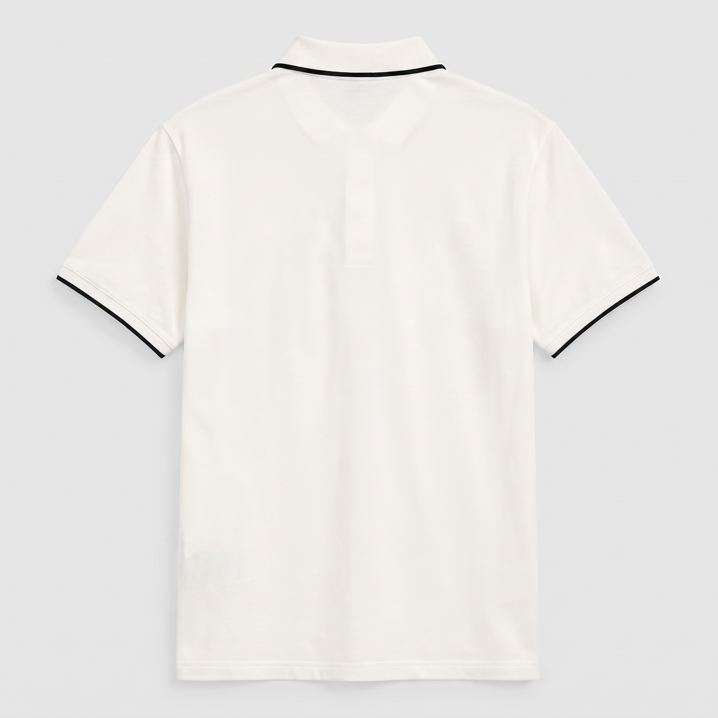 Camiseta 778142 Tipo Polo Crema para hombre