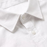 Camisa 50021 Manga larga  Blanco para hombre