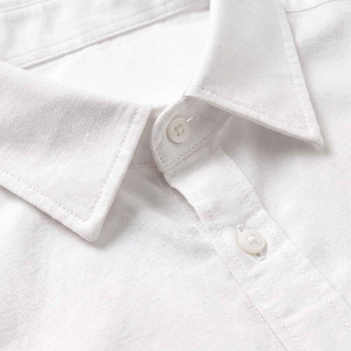 Camisa 50021 Manga larga  Blanco para hombre