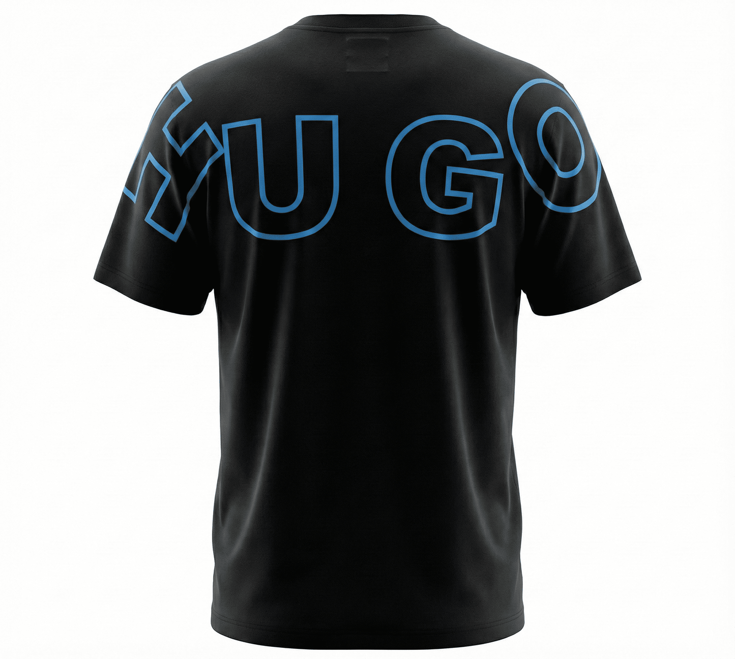 Camiseta 786639 Estampada Negra Para Hombre