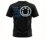 Camiseta 786642 Estampada Negra Para Hombre