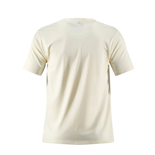 Camiseta 786654 Básica Crema Para Hombre
