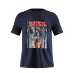 Camiseta 786655 Estampada Azul Oscuro Para Hombre