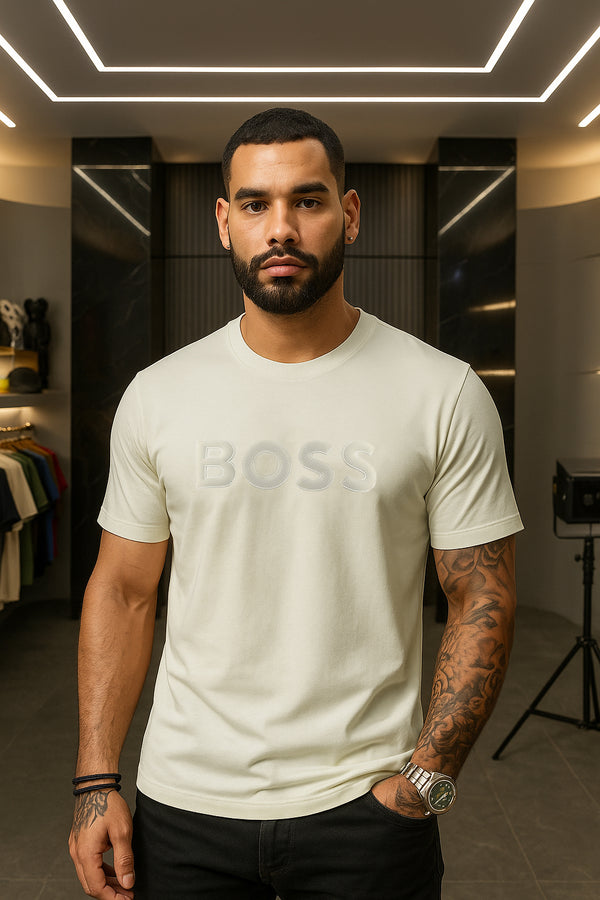 Camiseta 786656 Estampada Crema Para Hombre
