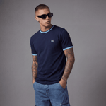 Camiseta 786664 Básica Azul Oscuro Para Hombre