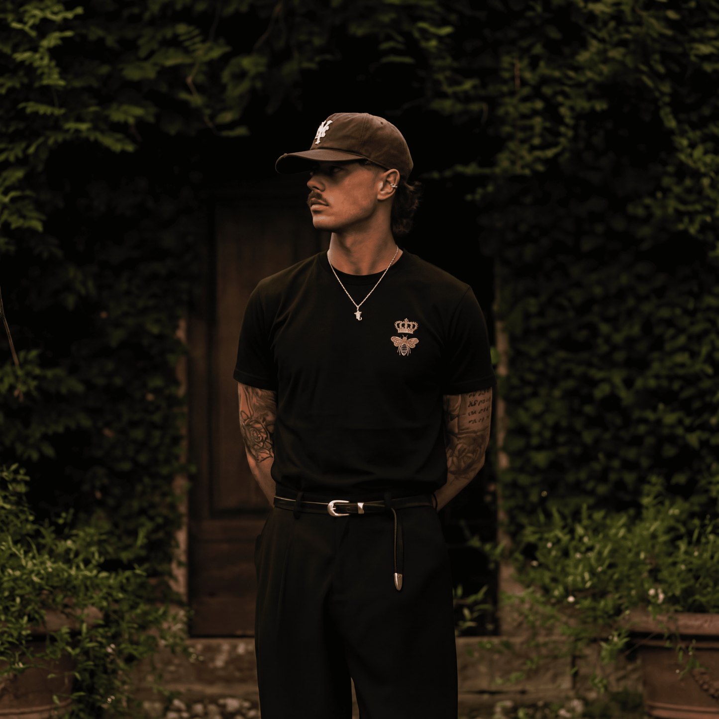 Camiseta 786665 Básica Negra Para Hombre