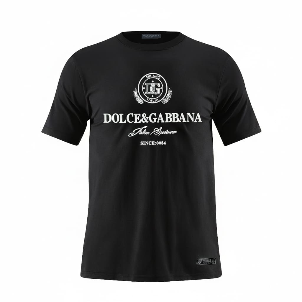 Camiseta 786666 Estampada Negra Para Hombre