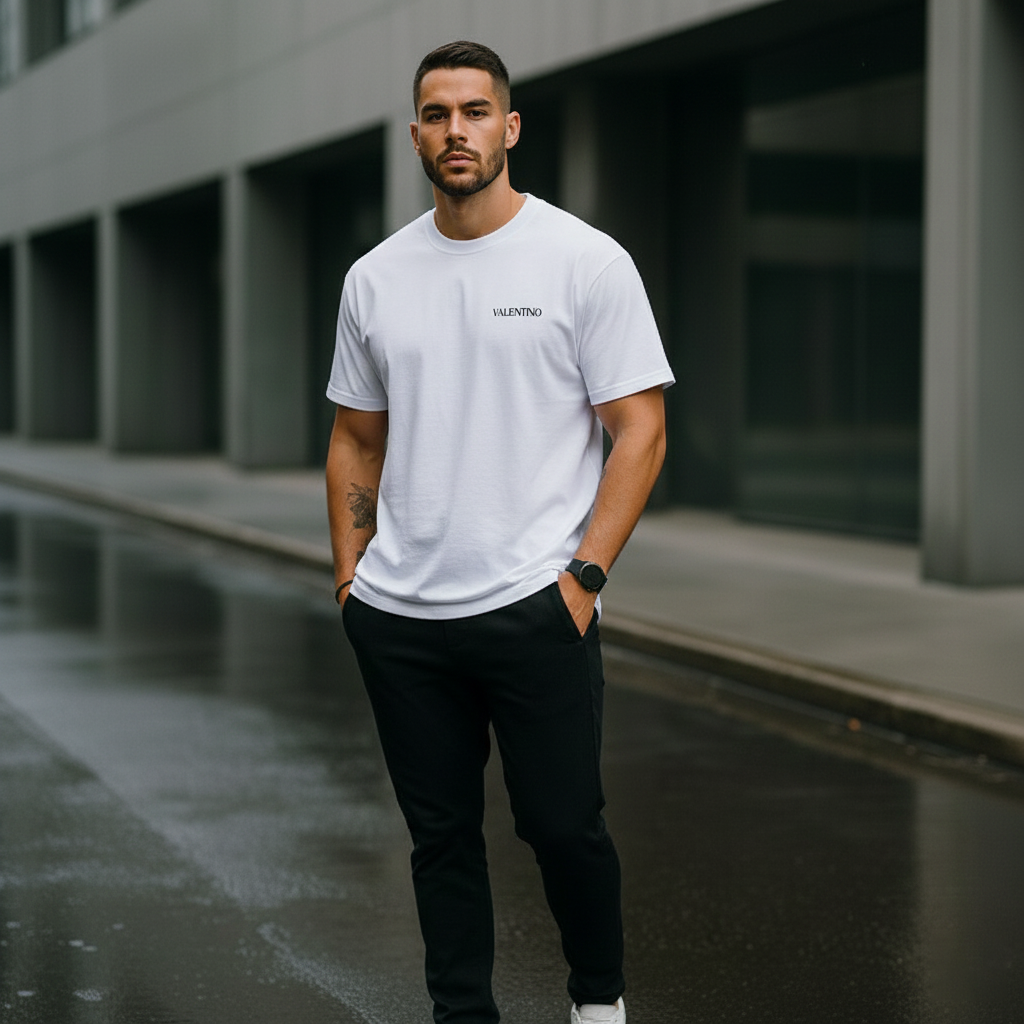 Camiseta 786749 Básica Blanca Para Hombre