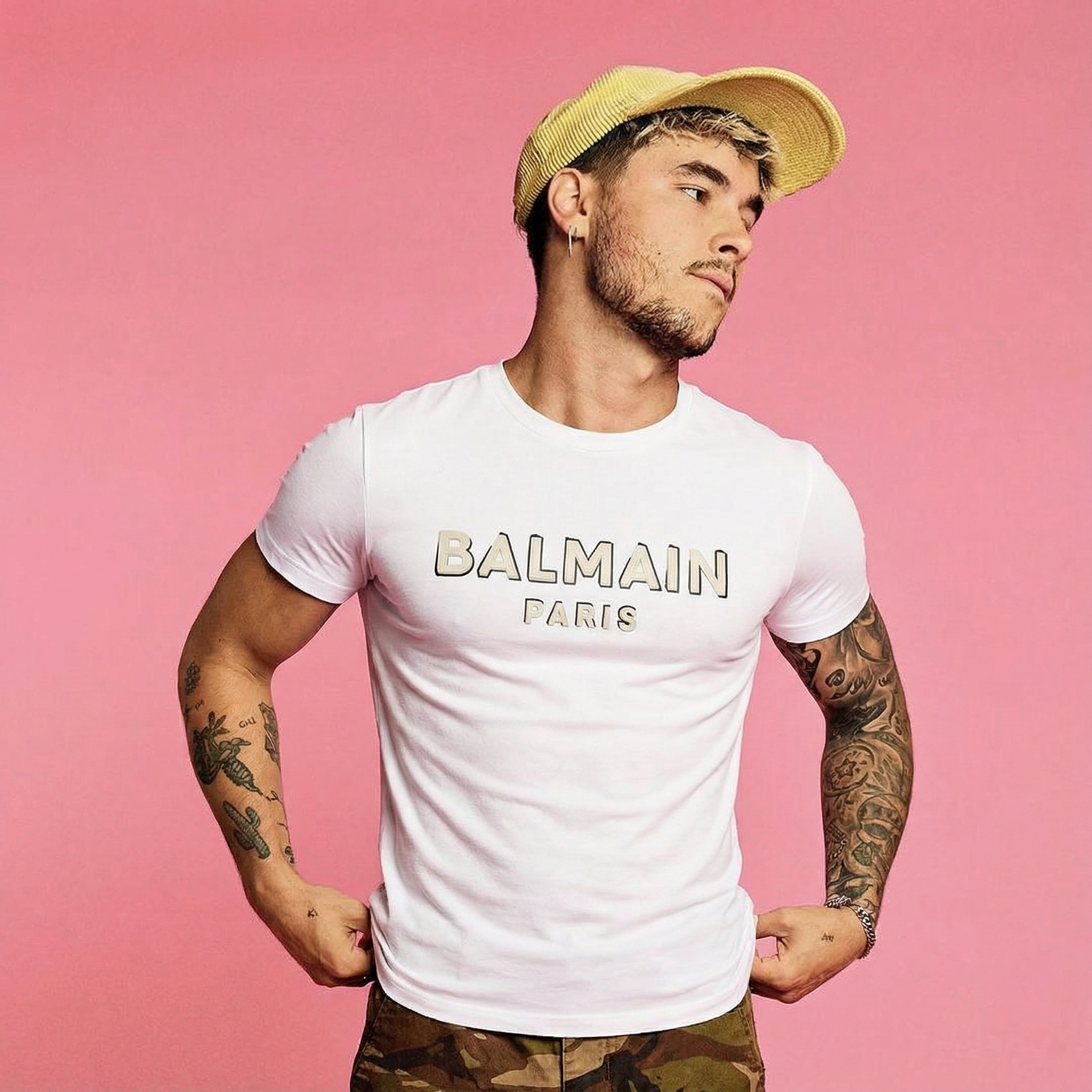Camiseta 786756 Estampada Blanca Para Hombre