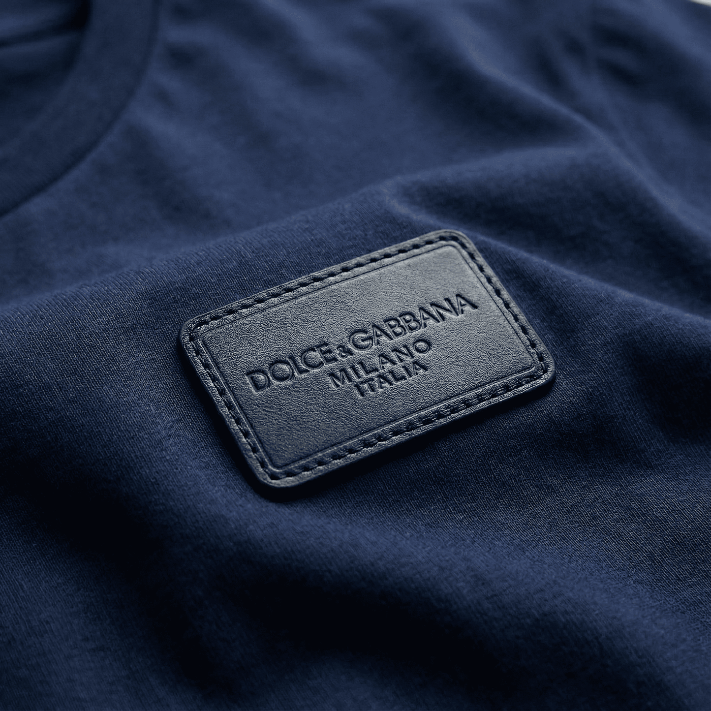 Camiseta 786763 Básica Azul Oscuro Para Hombre