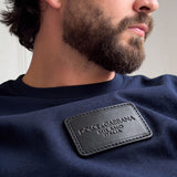 Camiseta 786763 Básica Azul Oscuro Para Hombre