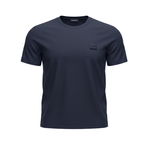 Camiseta 786763 Básica Azul Oscuro Para Hombre