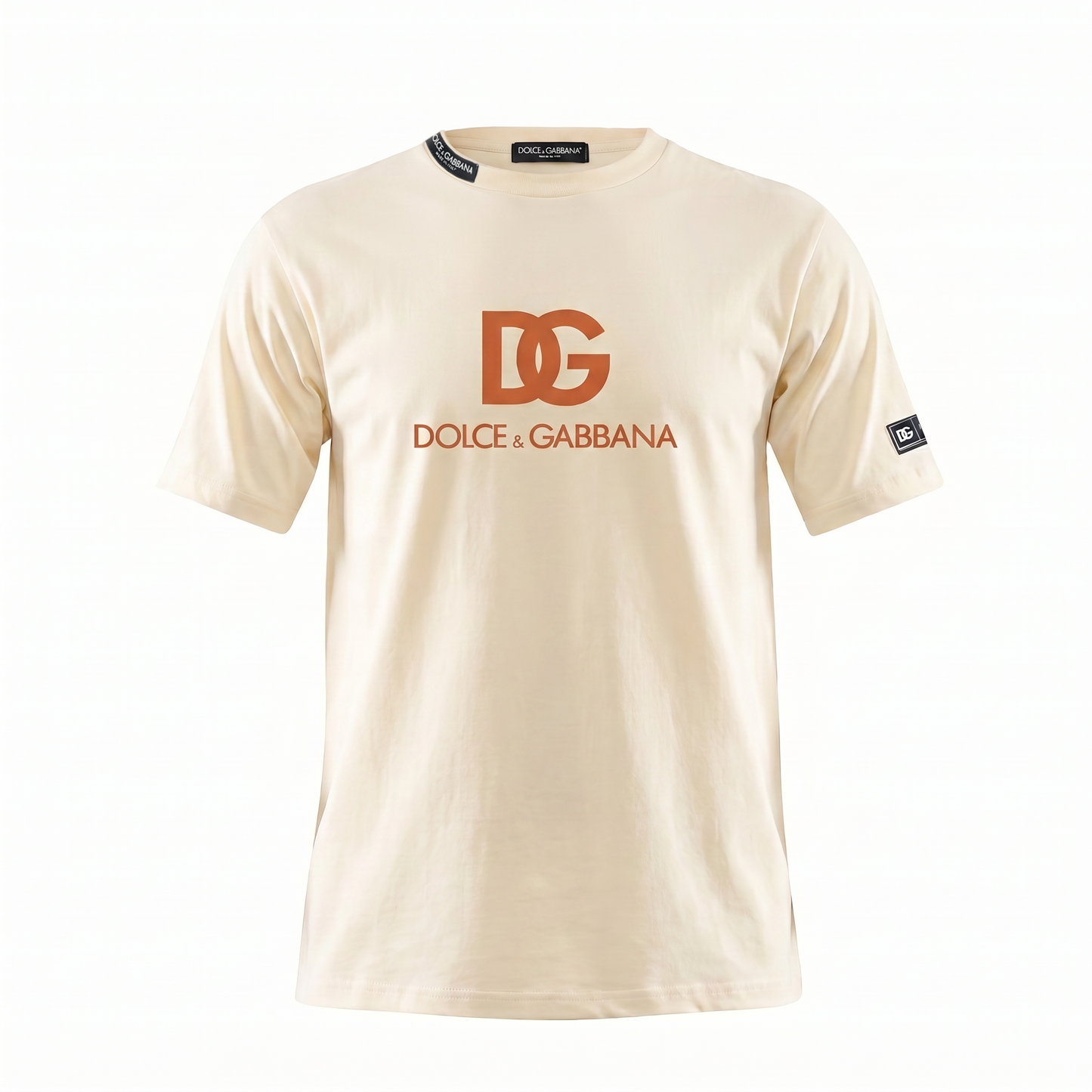 Camiseta 786855 Básica Crema para hombre