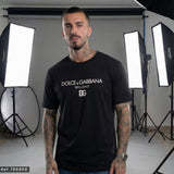 Camiseta 786857 Estampada Negra Para Hombre