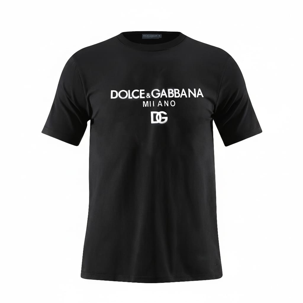 Camiseta 786857 Estampada Negra Para Hombre