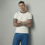 Camiseta 786887 Básica Crema Para Hombre
