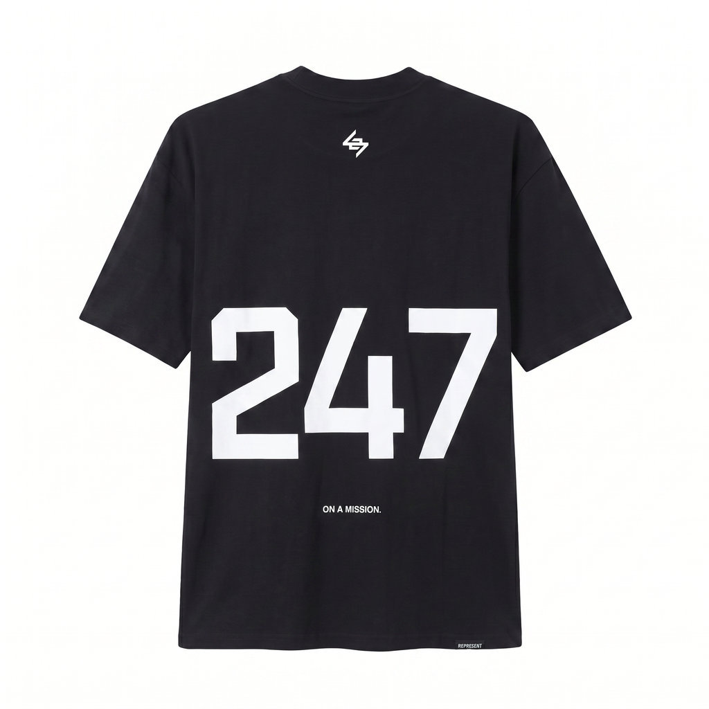 Camiseta 788333 Oversize Negro para hombre