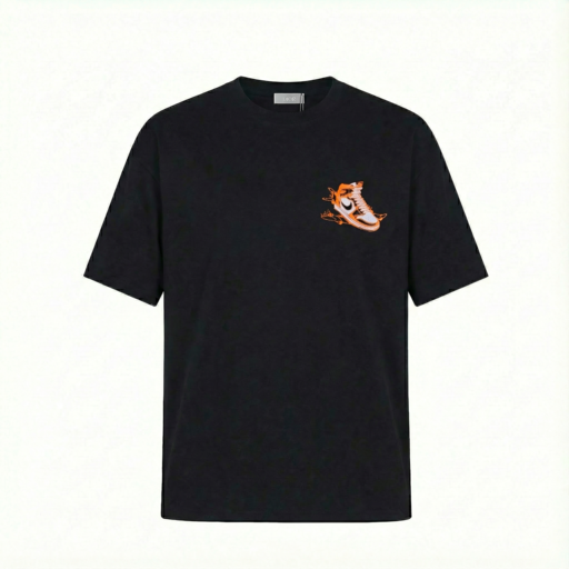 Camiseta 788356 Oversize Negra Para Hombre