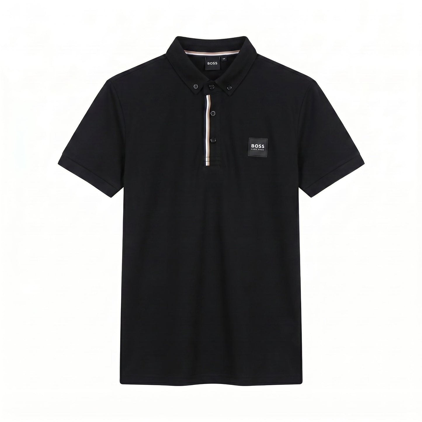 Camiseta 185026 Tipo Polo Negro para hombre