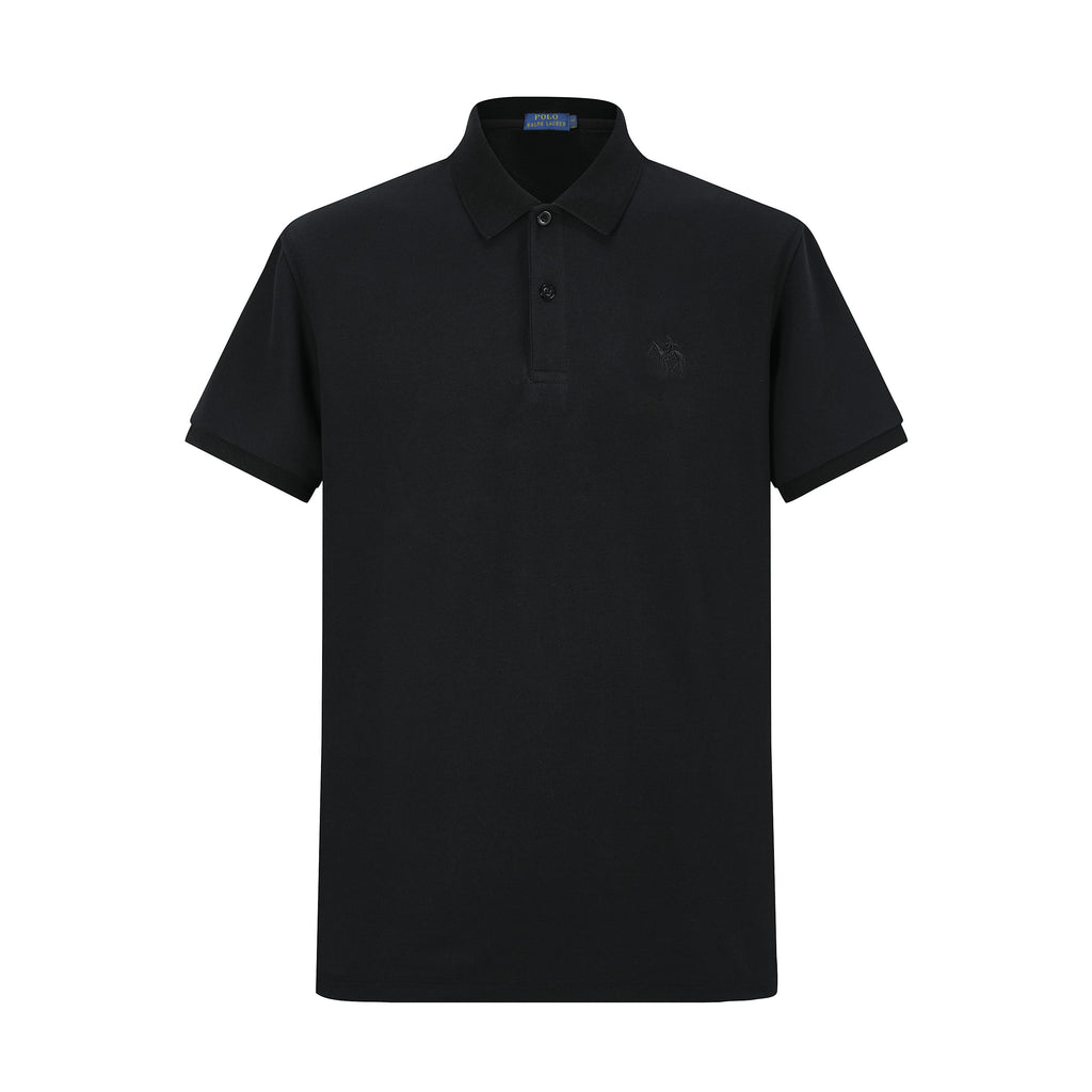 Camiseta 22550# Tipo Polo Negra Para Hombre