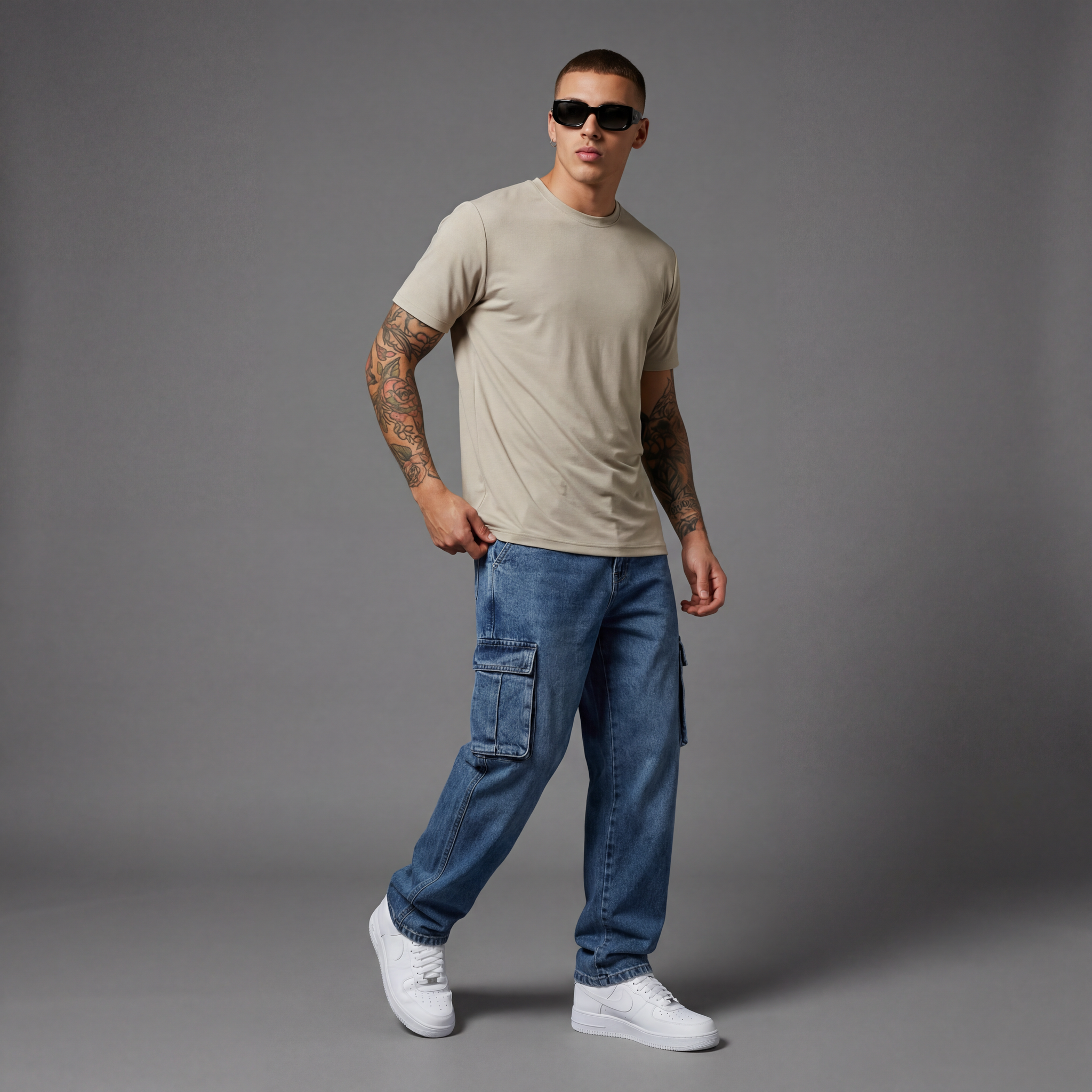 Camiseta 826001 Básica Sandy Para Hombre
