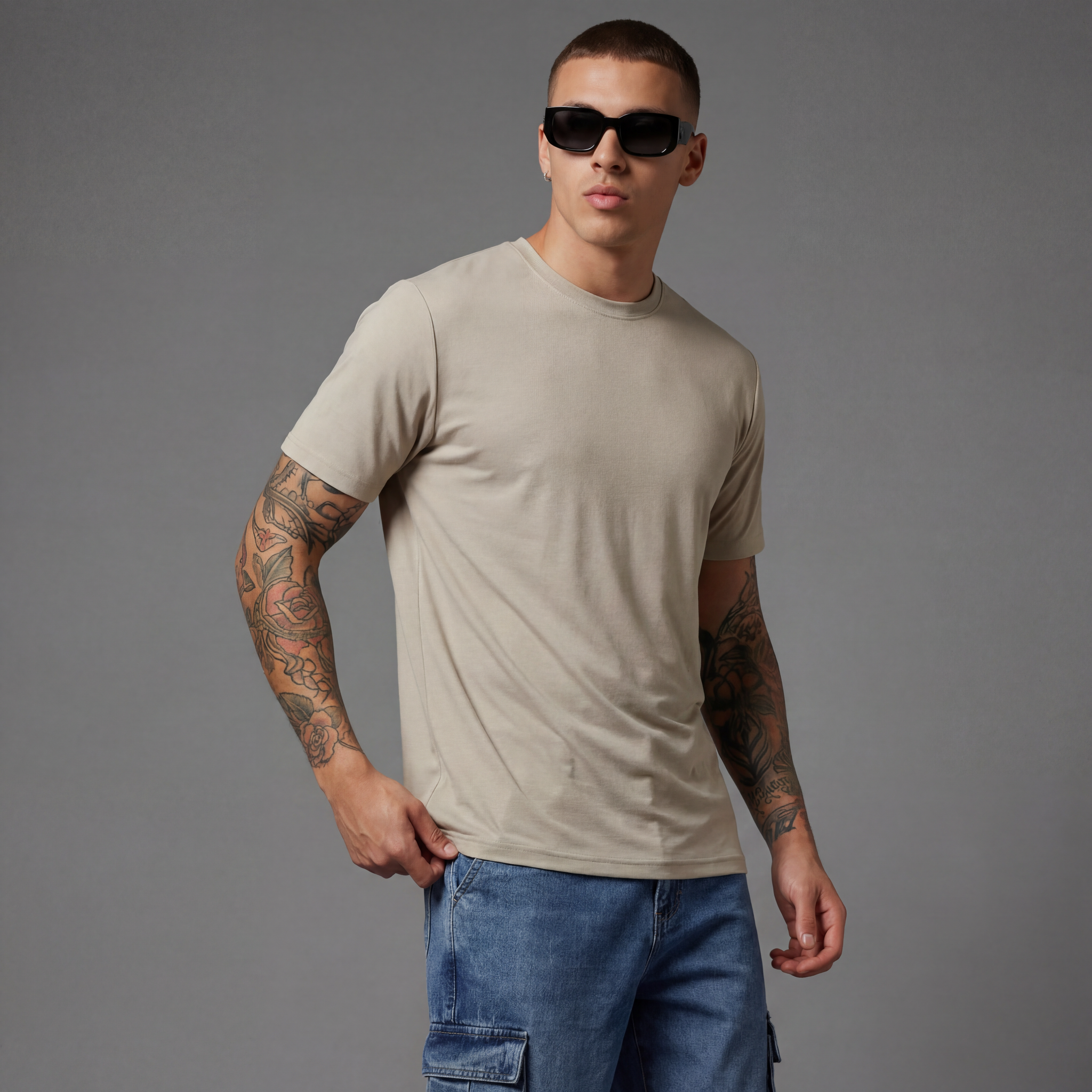 Camiseta 826001 Básica Sandy Para Hombre