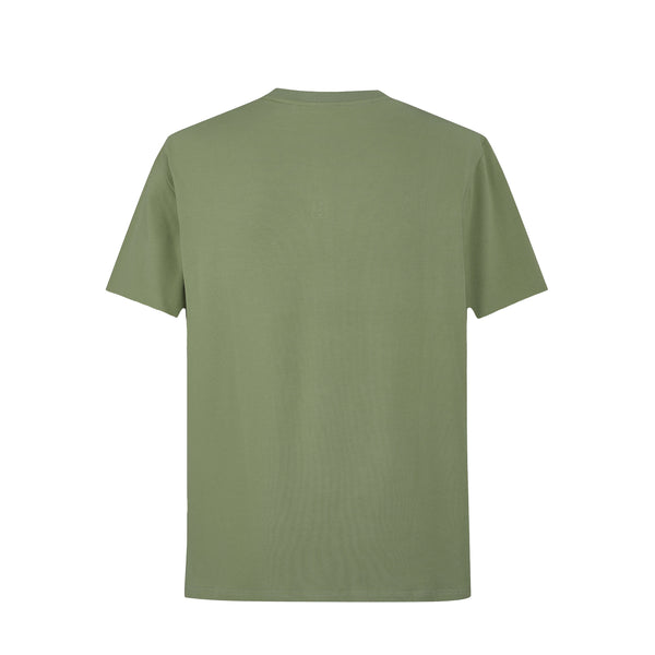 Camiseta 826001 Básica Verde Para Hombre