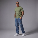 Camiseta 826001 Básica Verde Para Hombre