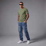 Camiseta 826001 Básica Verde Para Hombre