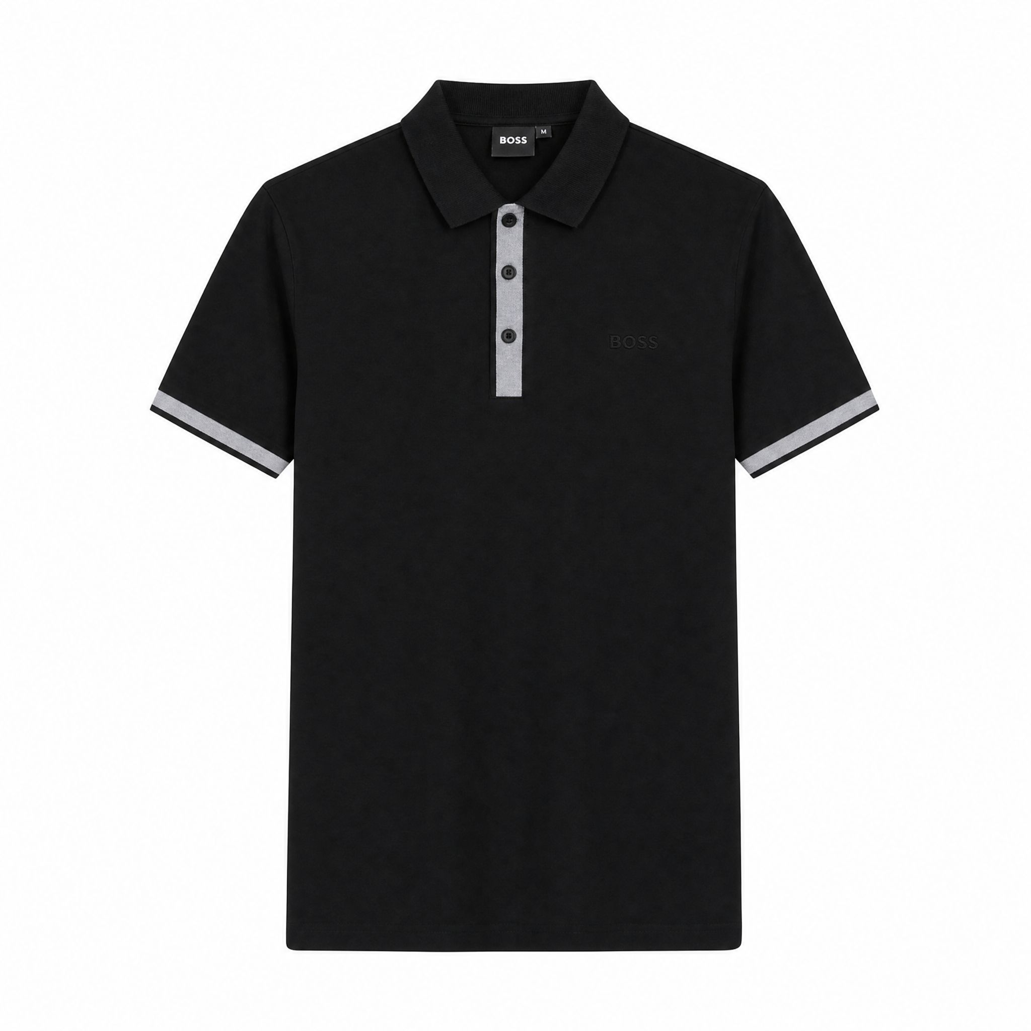 Camiseta 918013 Tipo Polo Negro para hombre