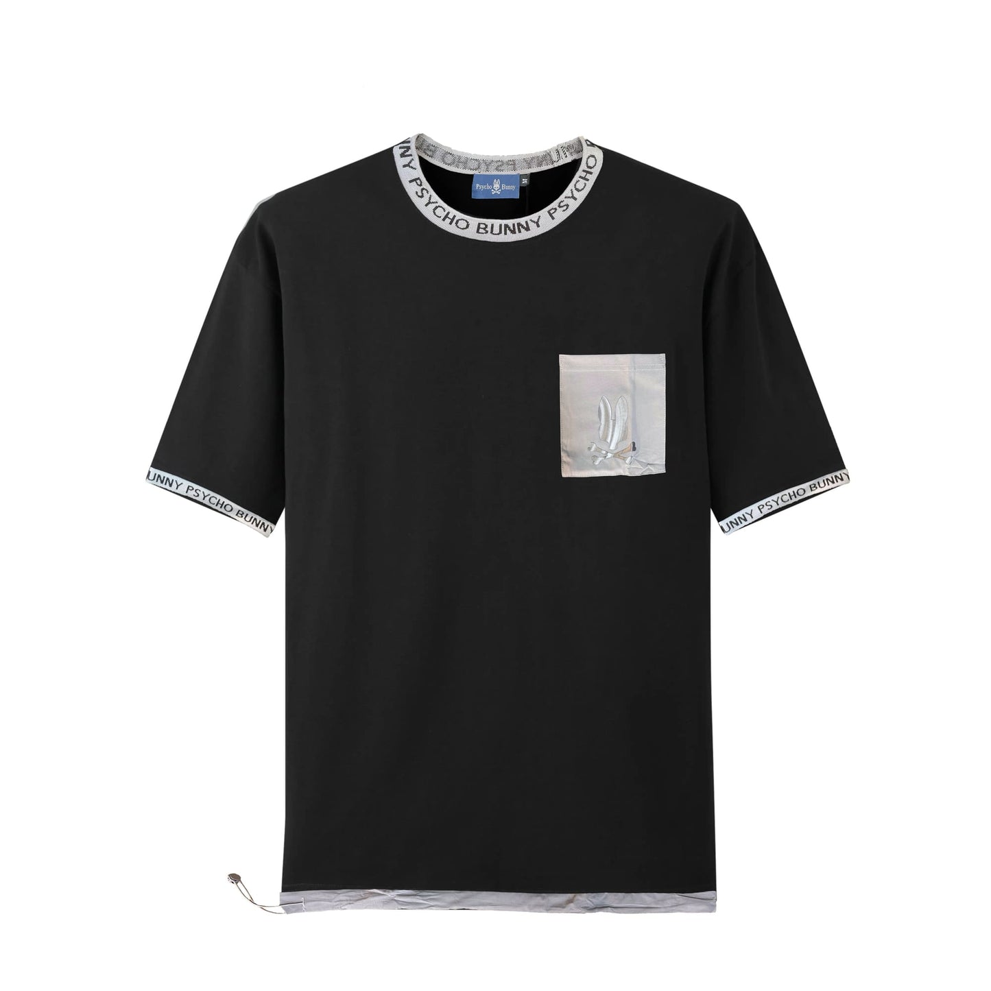 Camiseta 834005 Oversize Negra Para Hombre