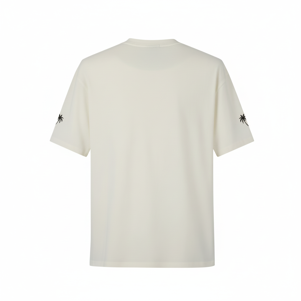 Camiseta 834028 Oversize Crema Para Hombre