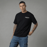 Camiseta 834036 Oversize Negra Para Hombre
