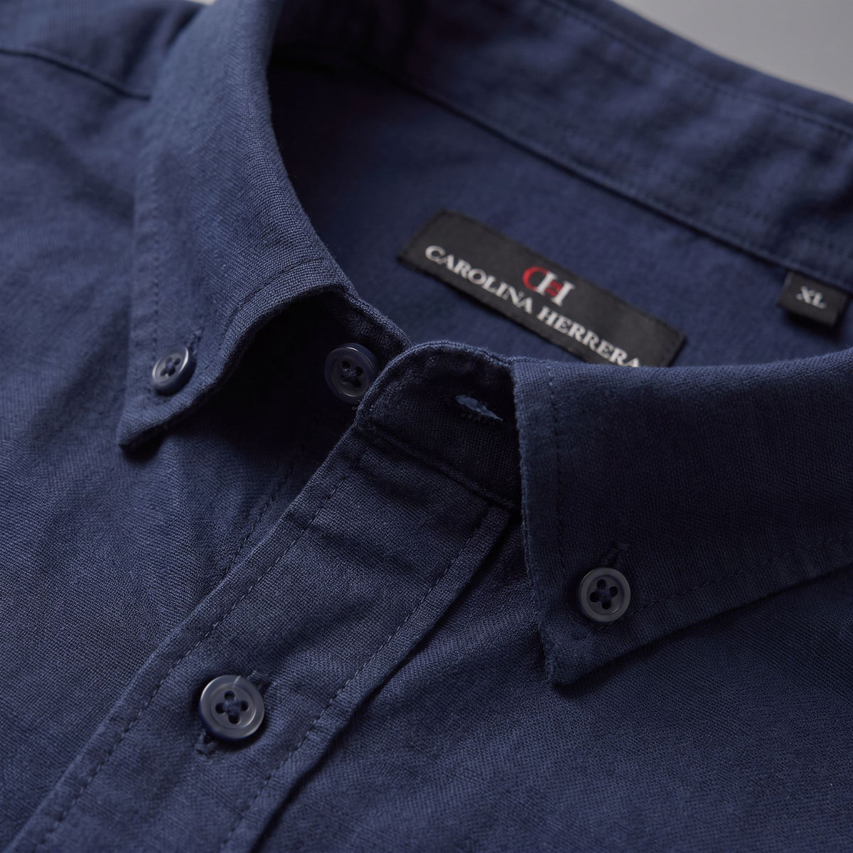 Camisa 50018 Manga larga  Azul Oscuro para hombre