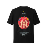 Camiseta 881193 Oversize Negra Para Hombre