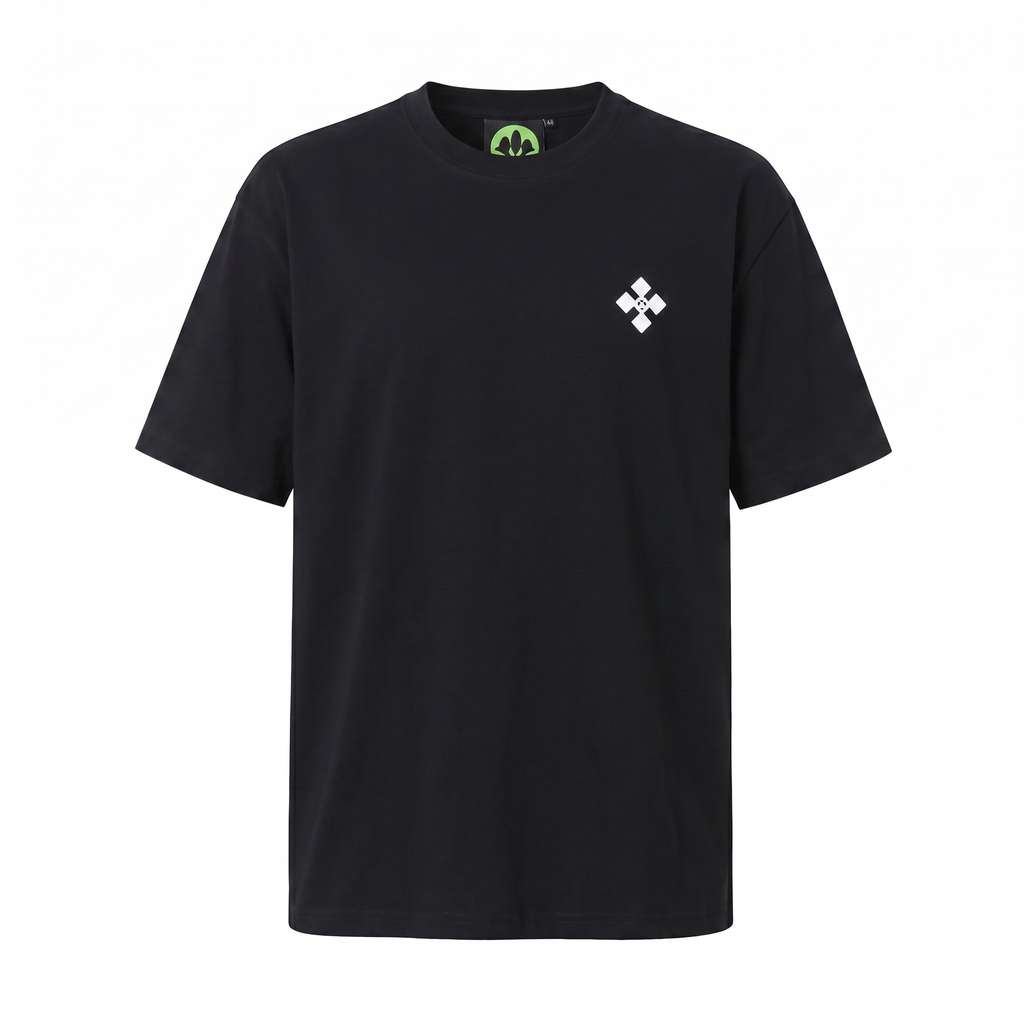 Camiseta 881198 Oversize Negro para hombre
