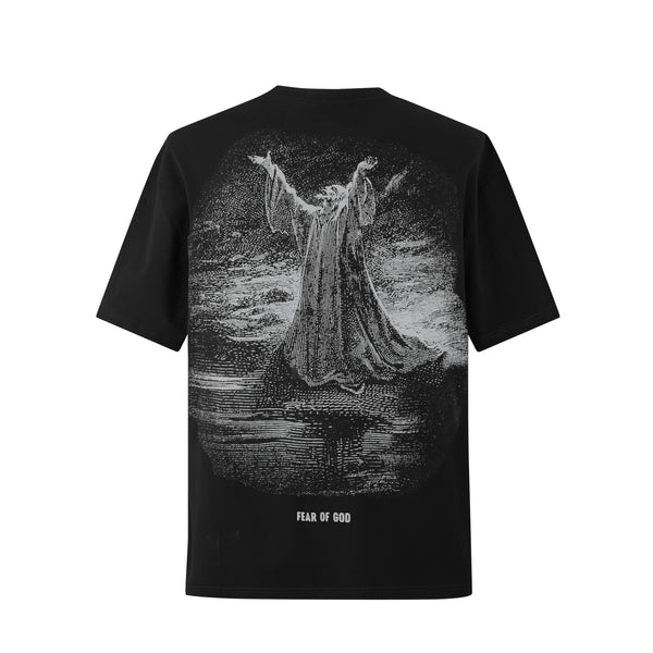 Camiseta 88505 Oversize Negra Para Hombre
