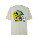 Camiseta 88982 Oversize Crema Para Hombre