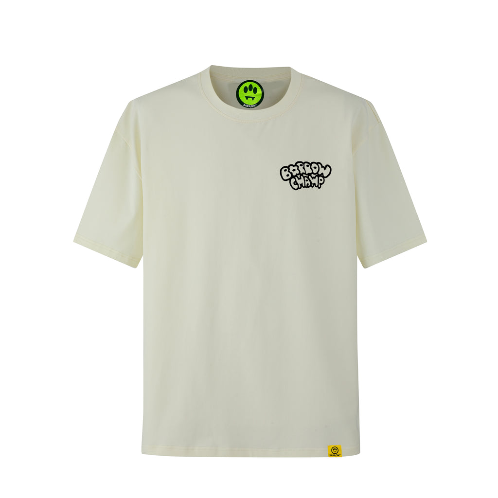 Camiseta 88986 Oversize Crema Para Hombre