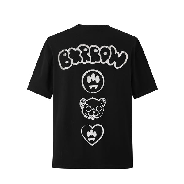 Camiseta 88986 Oversize Negra Para Hombre