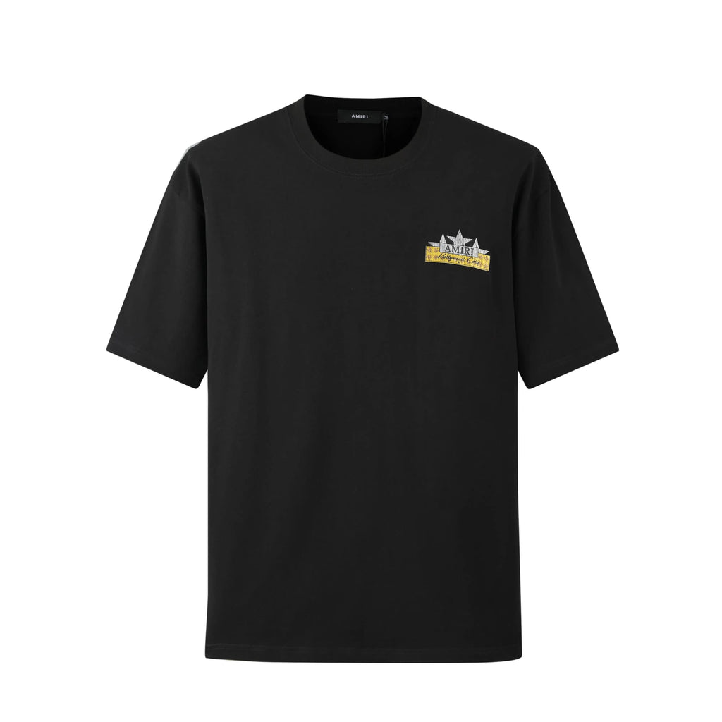 Camiseta 88990 Oversize Negra Para Hombre