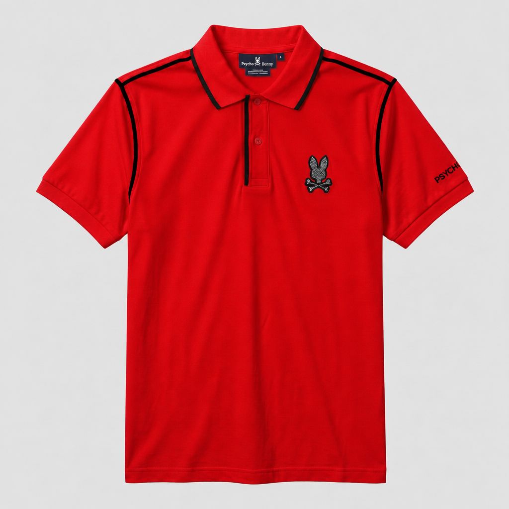 Camiseta 185033 Tipo Polo Rojo para hombre