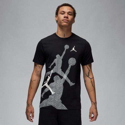 Camiseta 66015 Estampada Negra Para Hombre