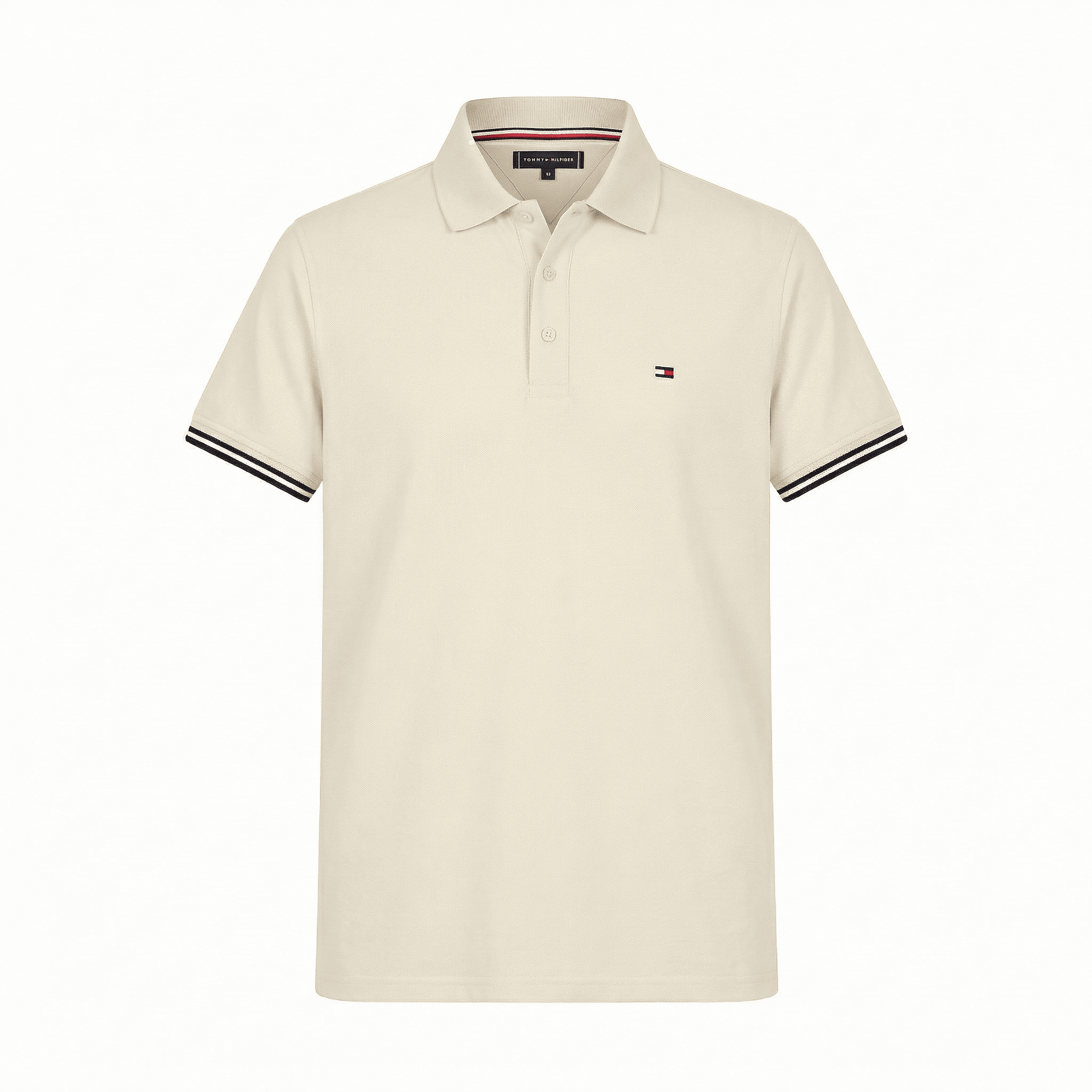 Camiseta 918003 Tipo Polo Crema Para Hombre